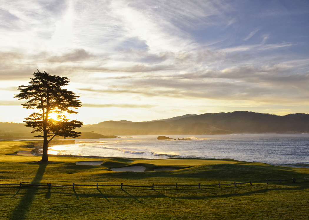 18th hole at Pebble Beach