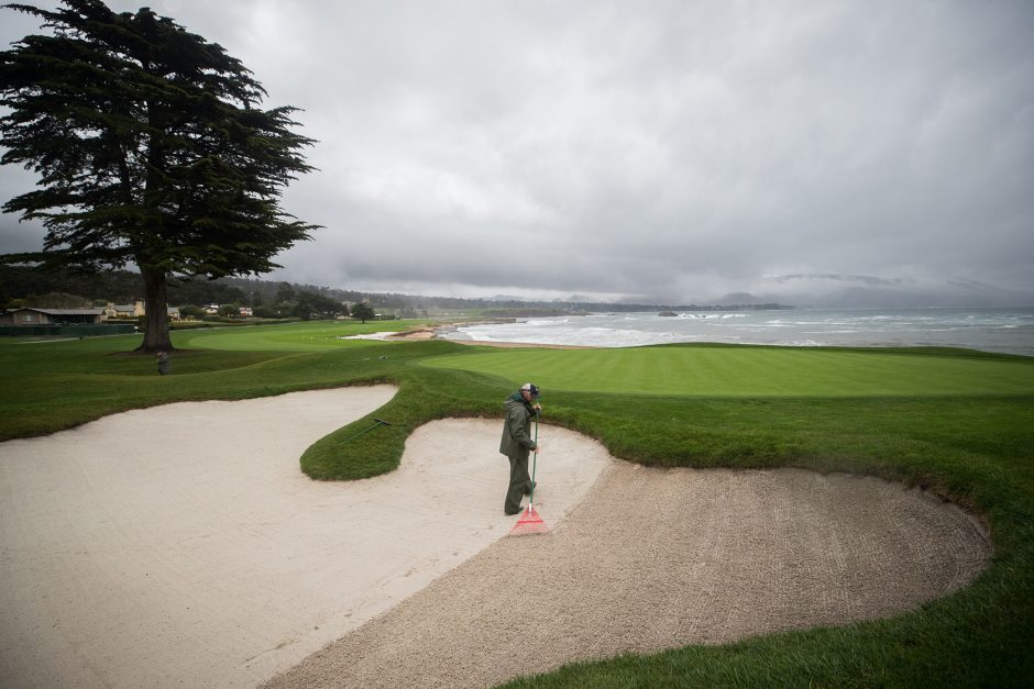 The USGA prefers to have the bunkers 