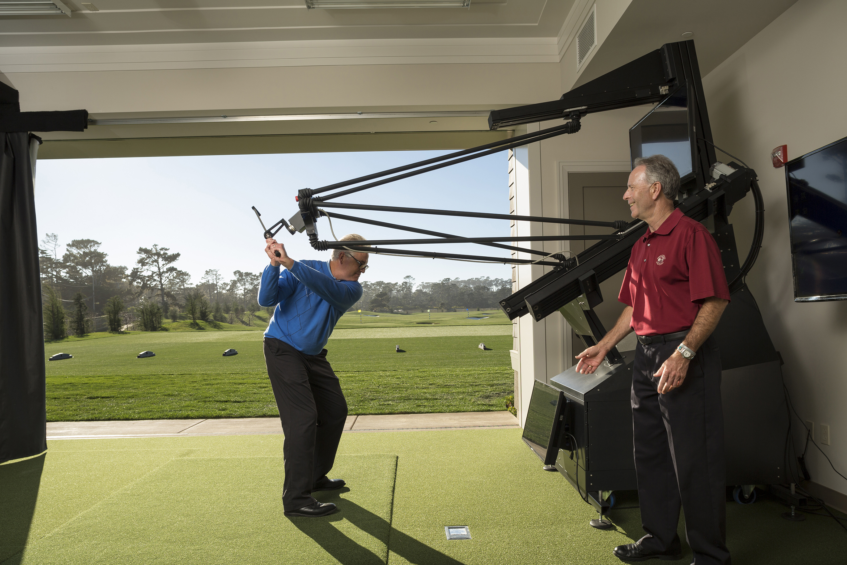 Pebble Beach Swing Robot