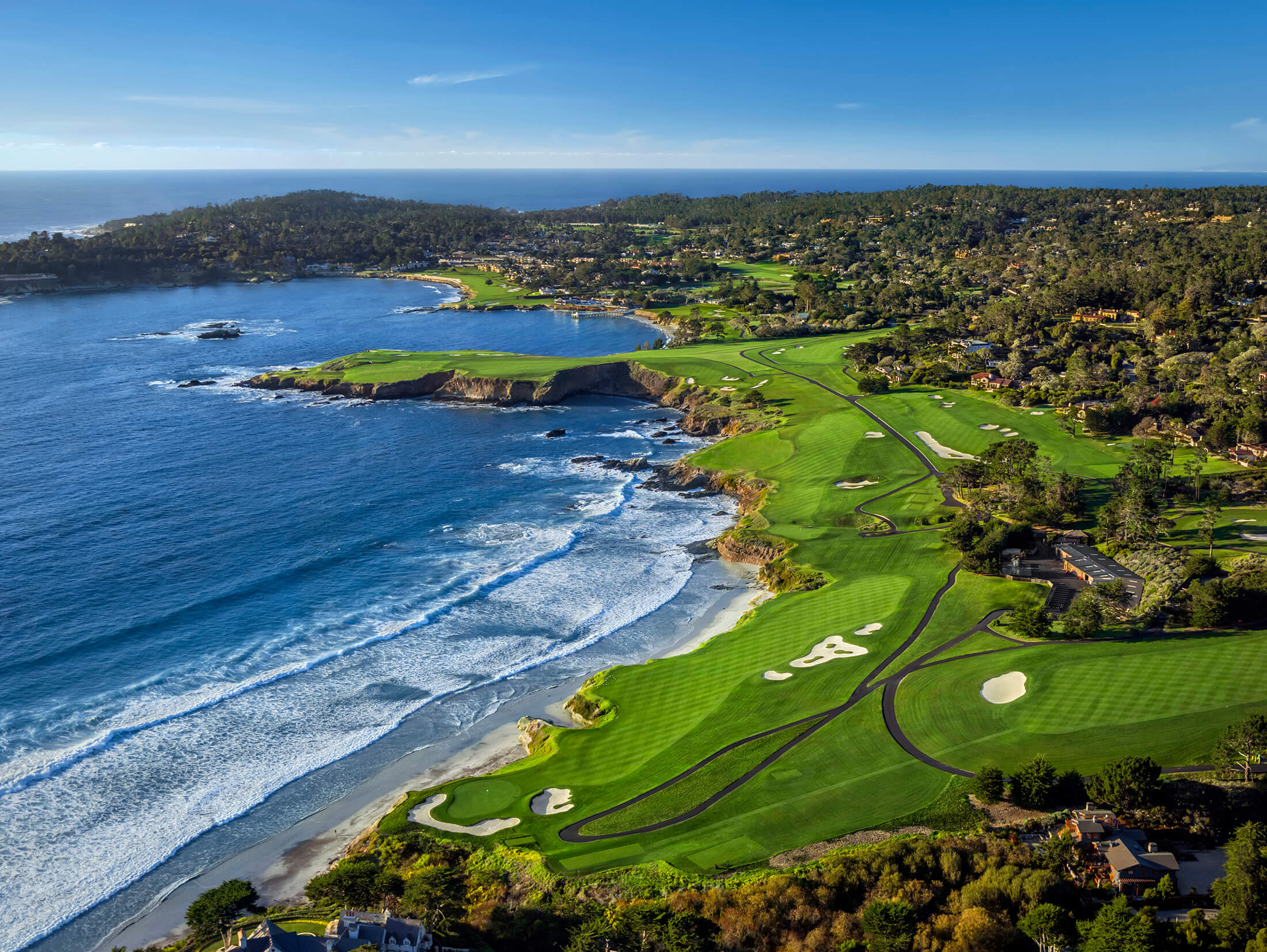 Pebble Beach aerial